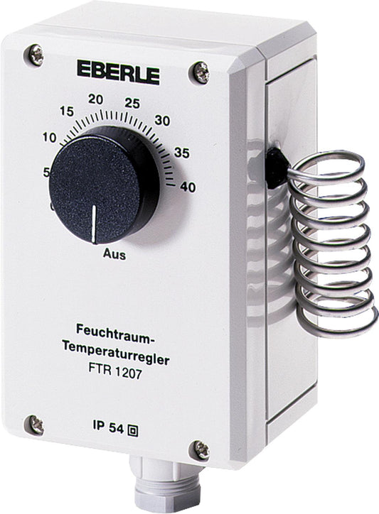 Moisture-resistant temperature controller type FTR 1207 (electromechanical) 0 ... 40°C
