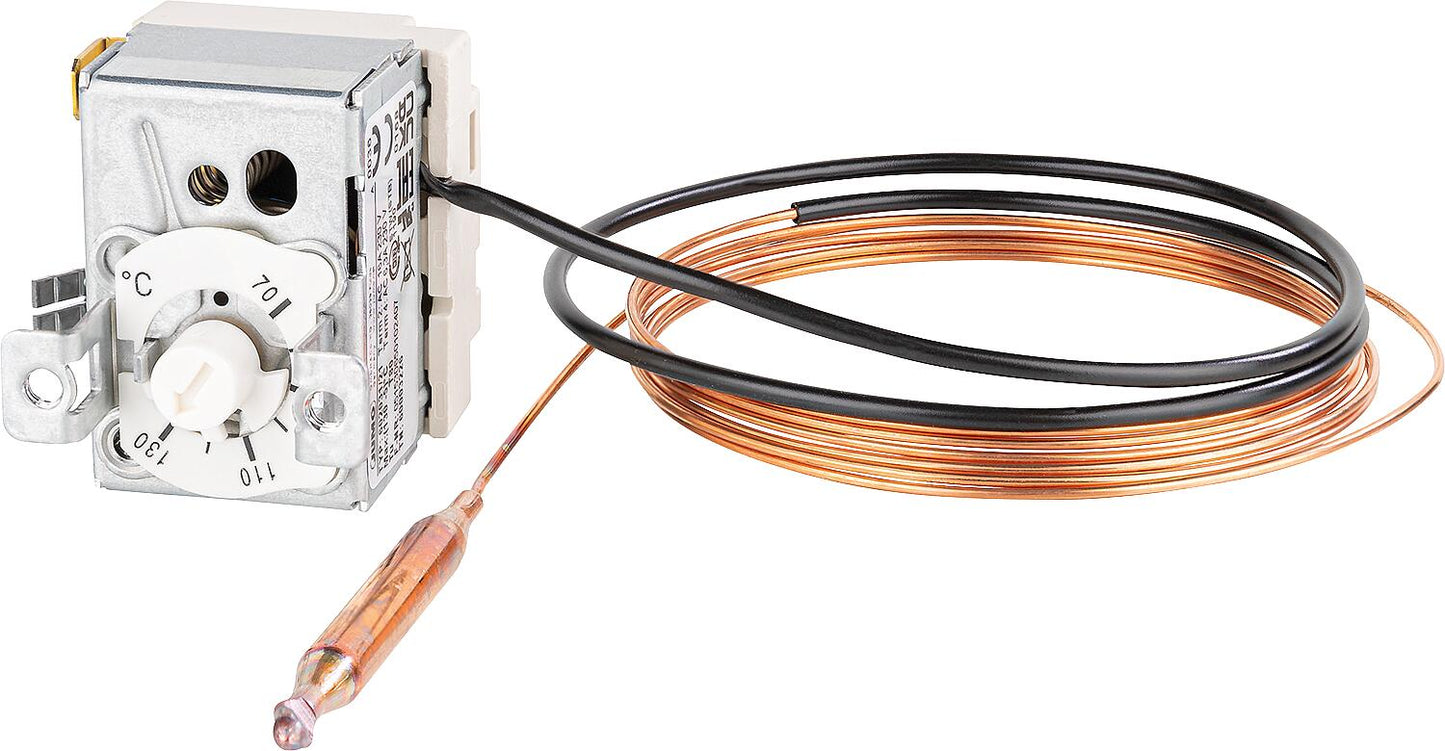 JUMO-Temperaturbegrenzer STB einstellbar von 95...120°C Typ 602031/81 Einbauthermostat