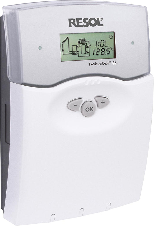 Contrôleur de température différentielle DeltaSol ES, kit complet avec 5 capteurs