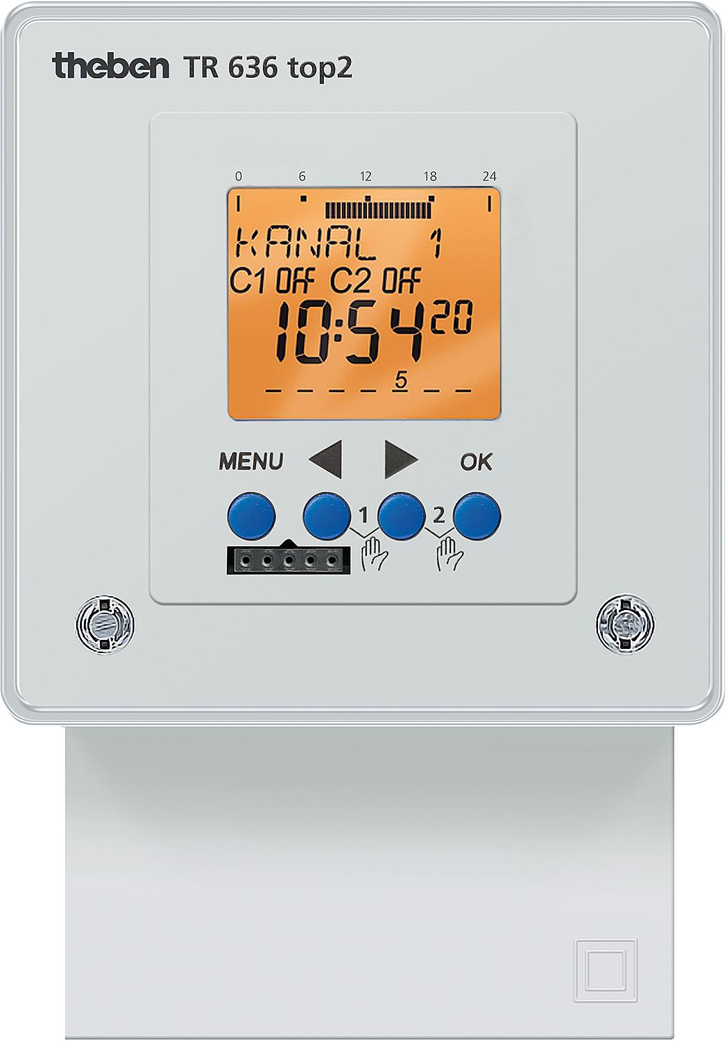 Theben - Digital timer TR 636 Top 2, 2 channel