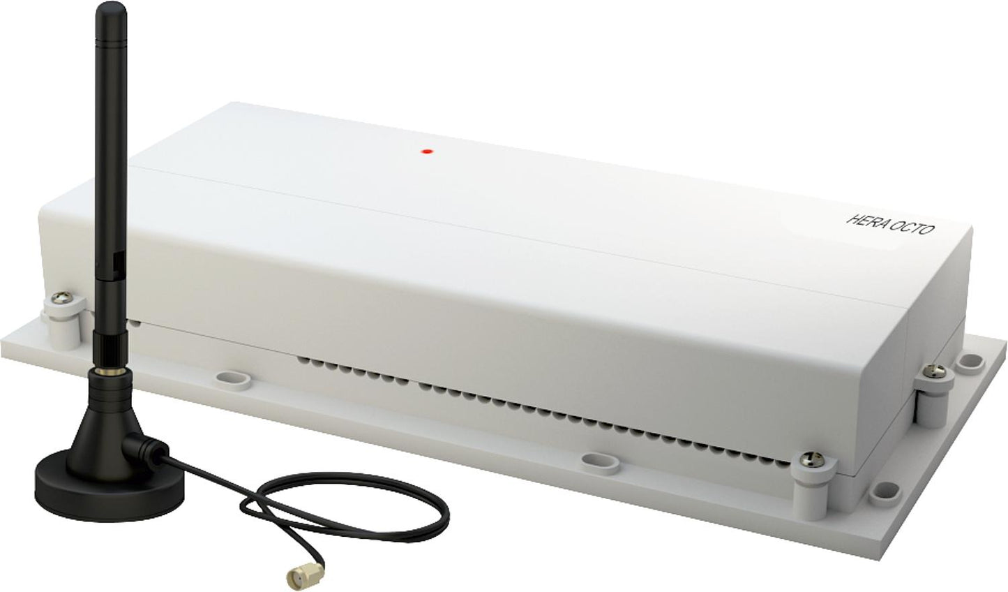 Funk-Fussbodenheizungsleiste Hera Octo, 8-Zonen 230V/AC