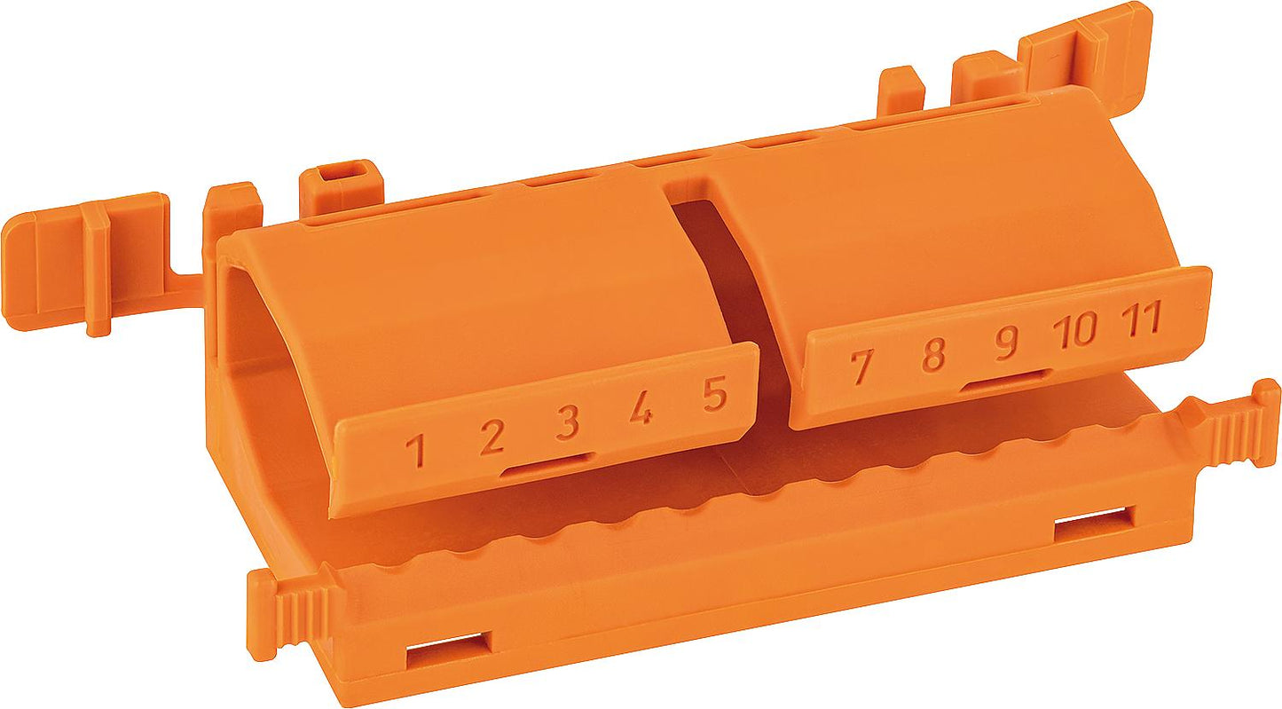 Mounting adapter 222 for 2- to 5-pole connection terminals, pack size = 50 pieces