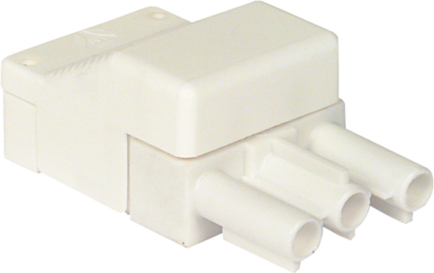 Stecker 3-polig/ weiss 250 V/16 A