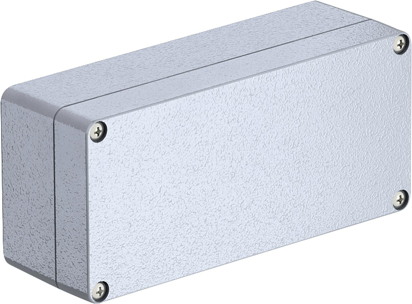 OBO aluminum empty enclosure 64x58x36 silver-grey, 1 piece