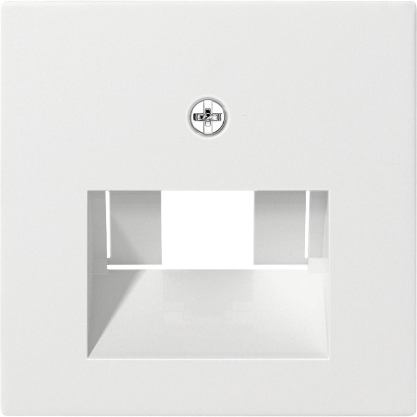 GIRA UAE/IAE (ISDN) cover, pure white glossy, 1 piece