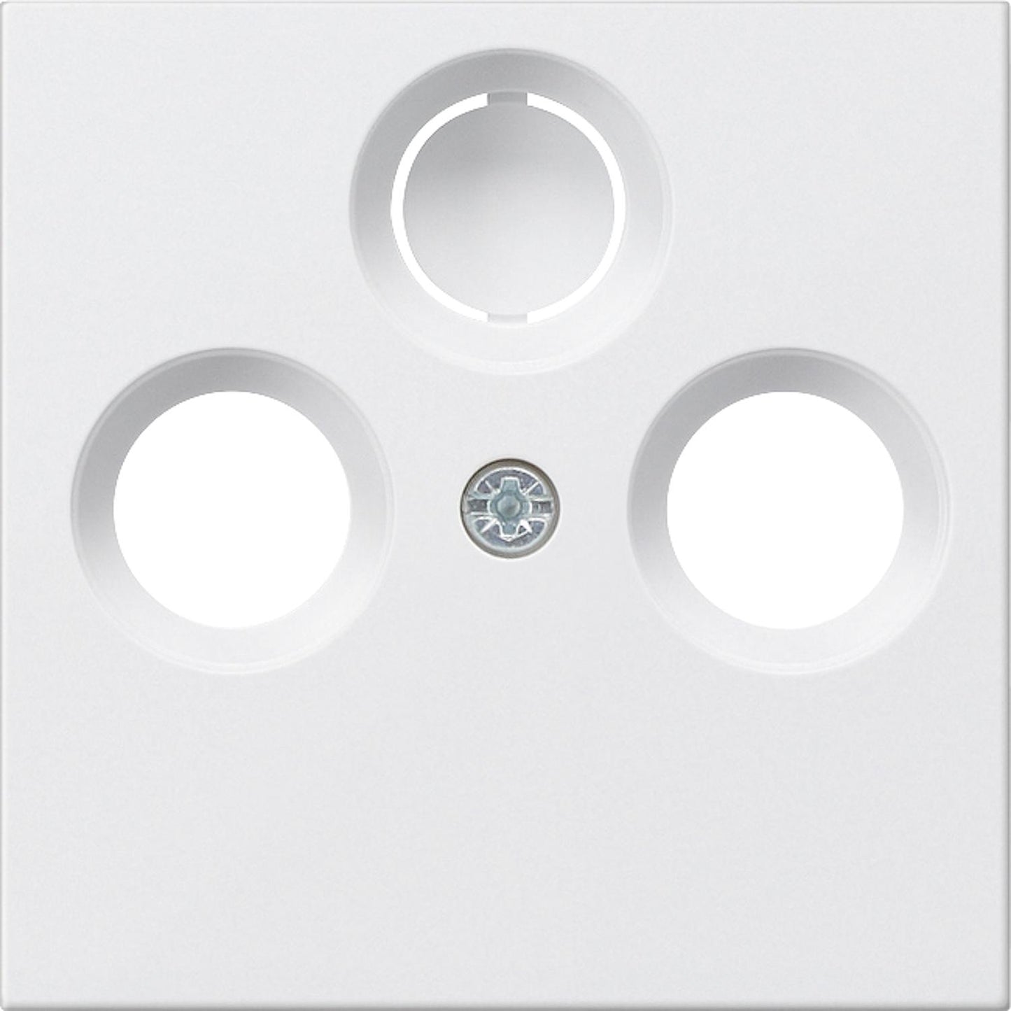 GIRA antenna socket cover, pure white glossy, 1 piece