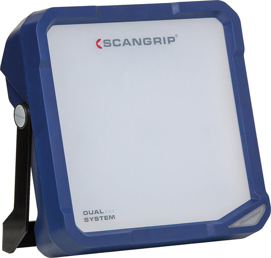 scangrip® VEGA LITE C+R battery-powered LED work light, construction spotlight, 11.1 V with 2.6 Ah battery