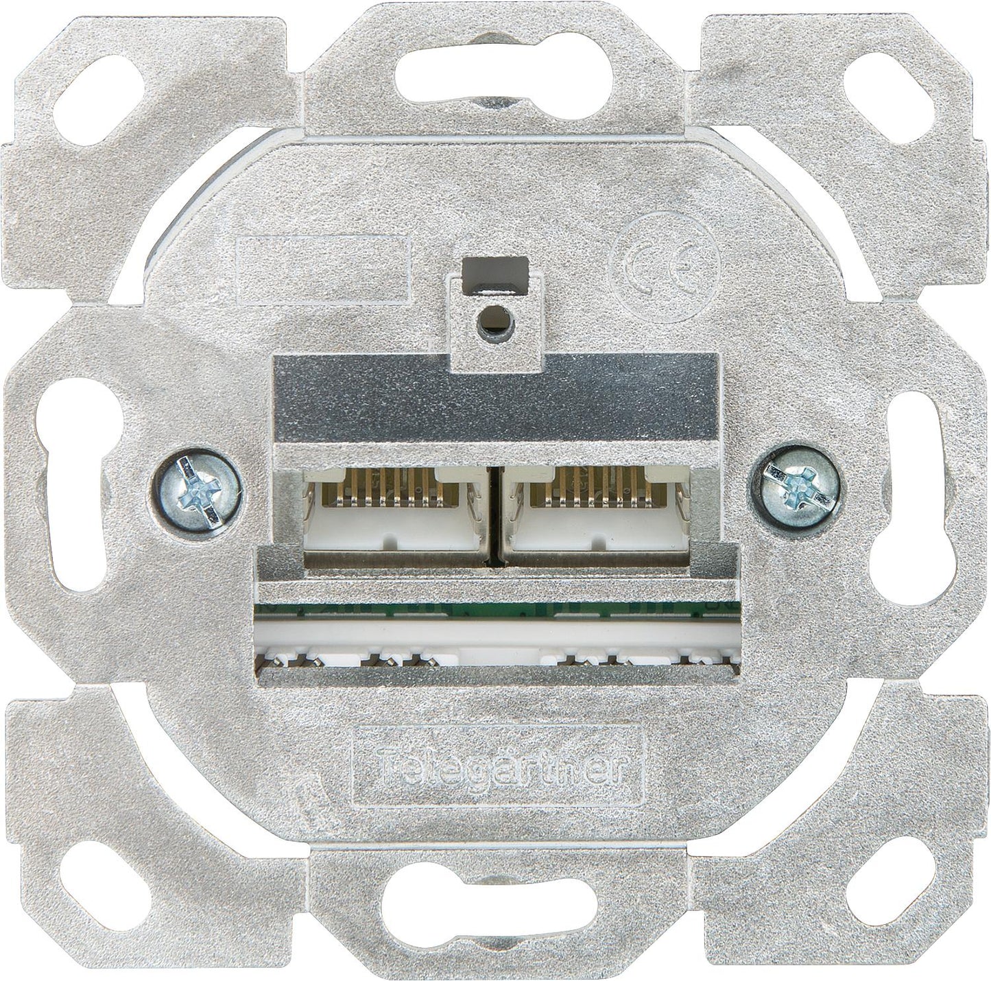 Junction box AMJ45 8 K Up/50 Cat.6A(IEC) alpine white 1 piece