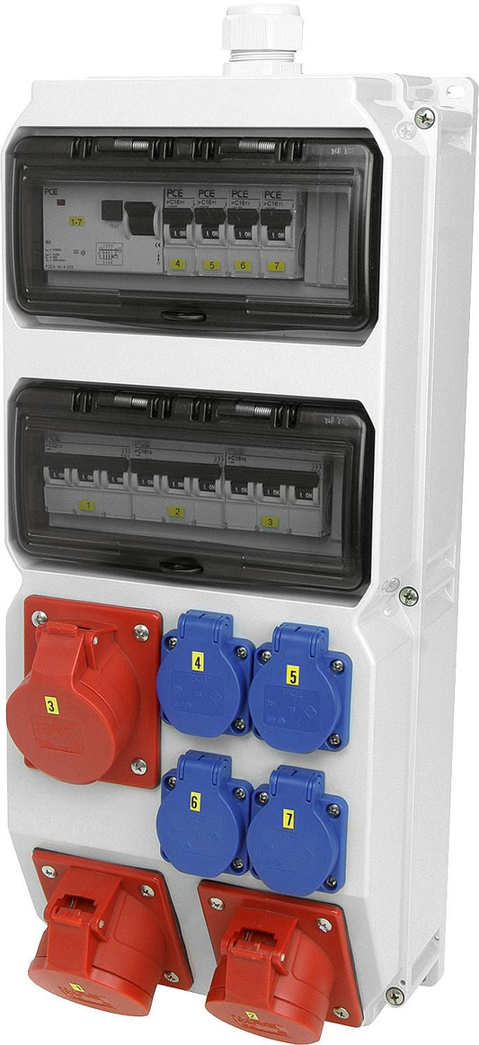 KS wall-mounted distribution board STROBL 32/5 2x16/5 4xSSD