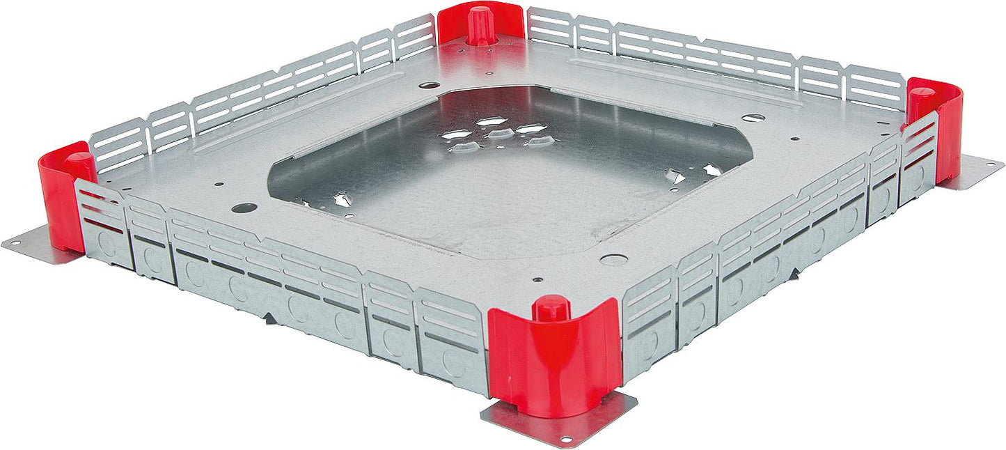 Floor box, recessed, 490x490mm