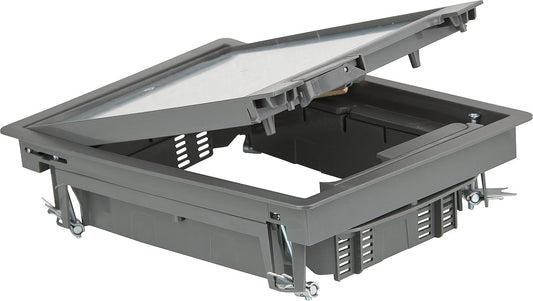 Rectangular grey hinged lid, 192x267mm