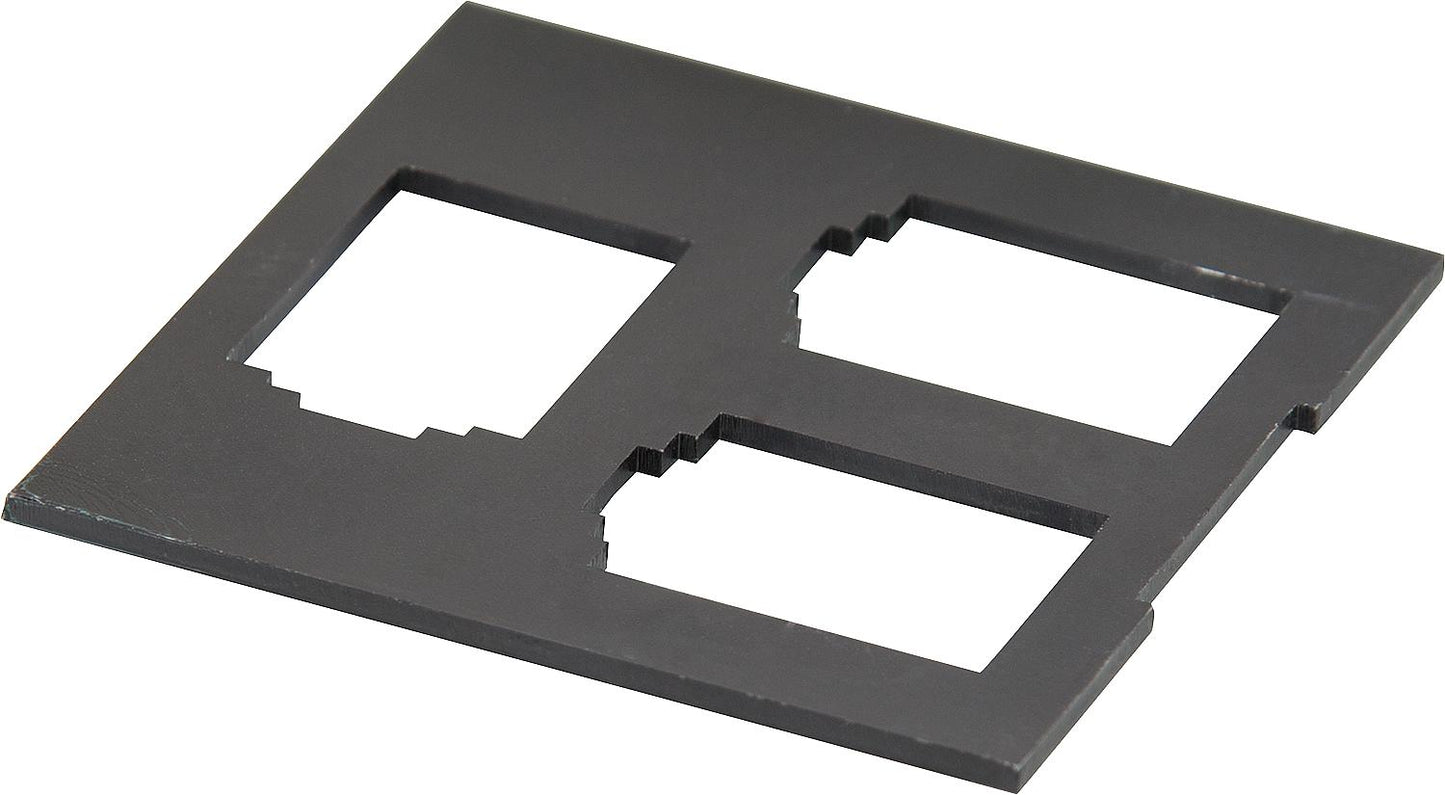 Underfloor data processing circuit board, black blanking plate