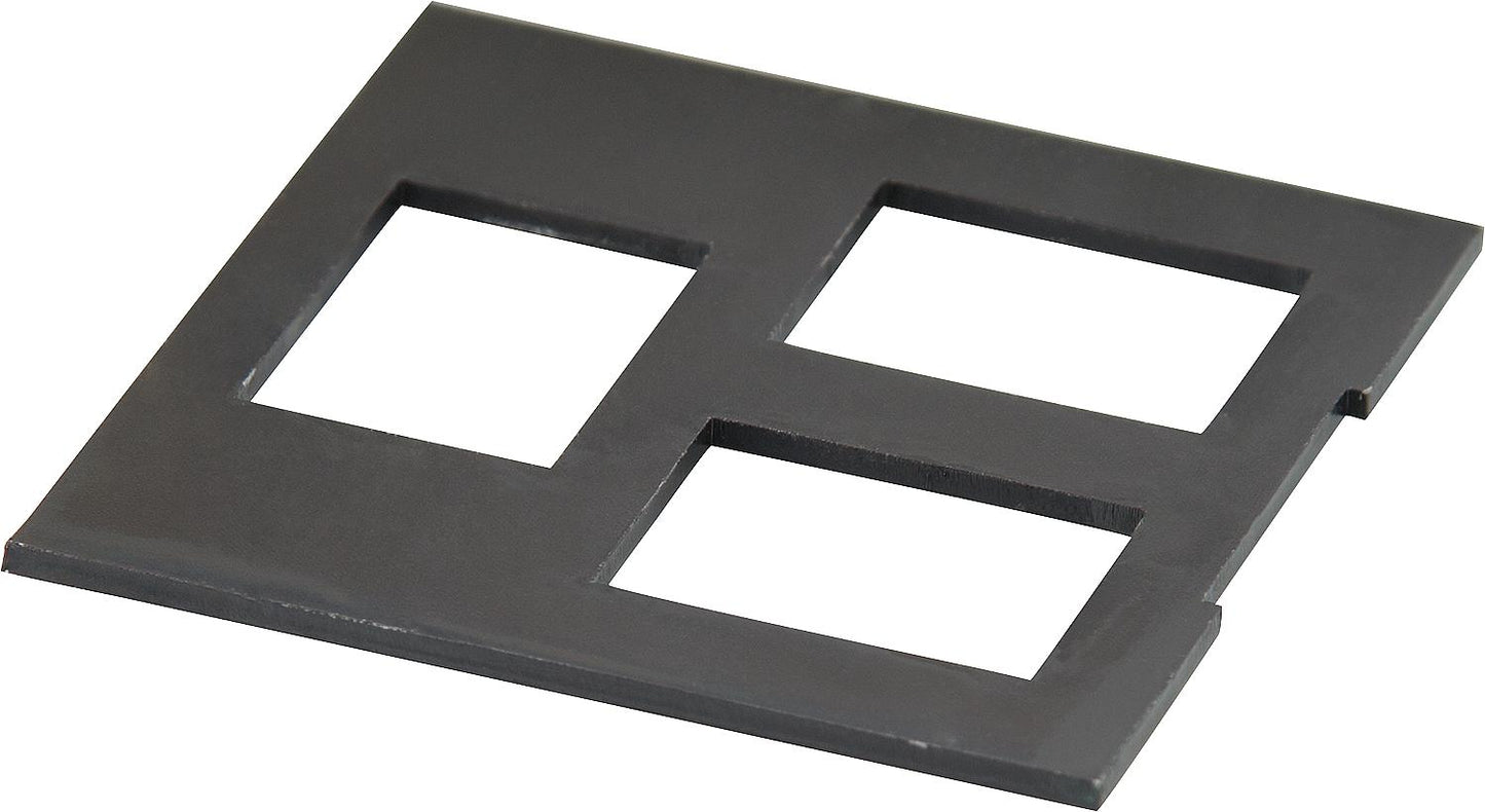 Underfloor data processing circuit board, black blanking plate