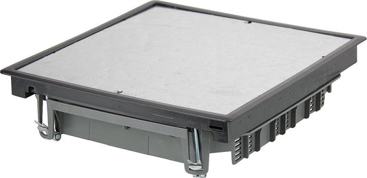Square black blanking plate, 267x267mm