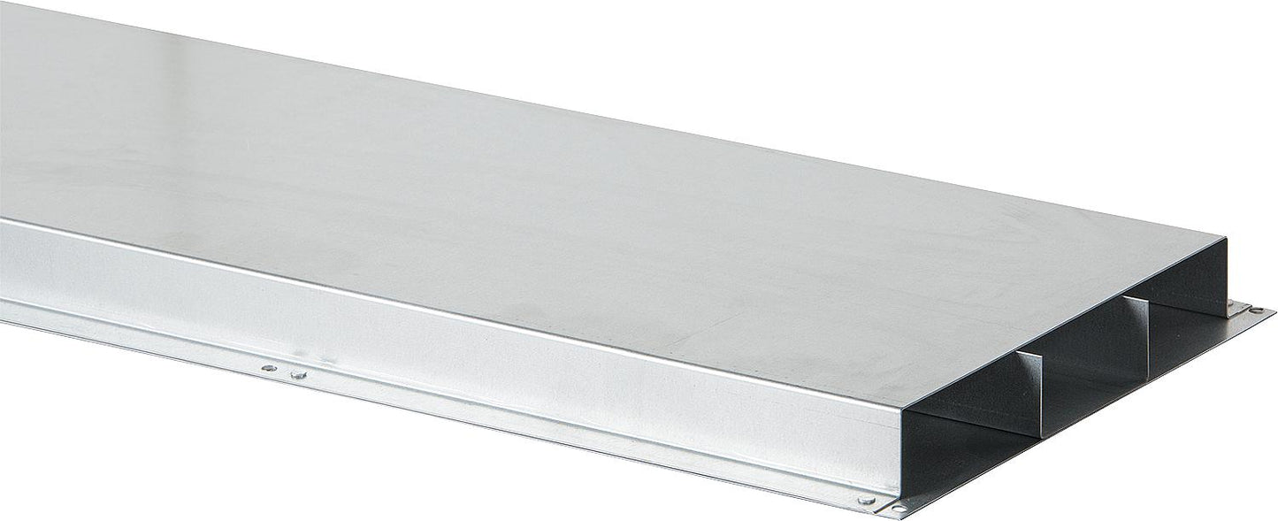 Galvanized underfloor duct, 3-compartment, 38x250x1.00x2000mm