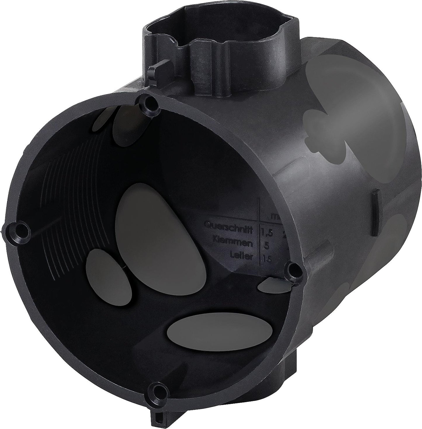 Flush-mounted device box F-Tronic Ø 60 mm, 46 mm deep, windproof