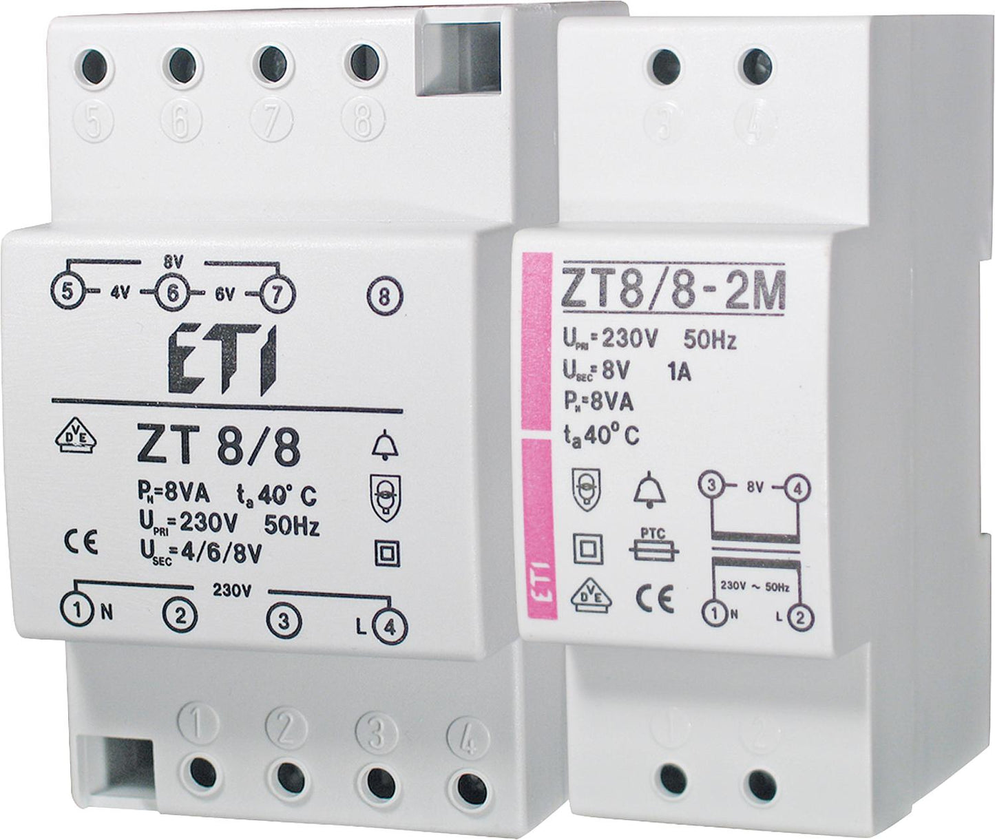 Bell transformer ZT8/12 0.63A, 6-8-12V