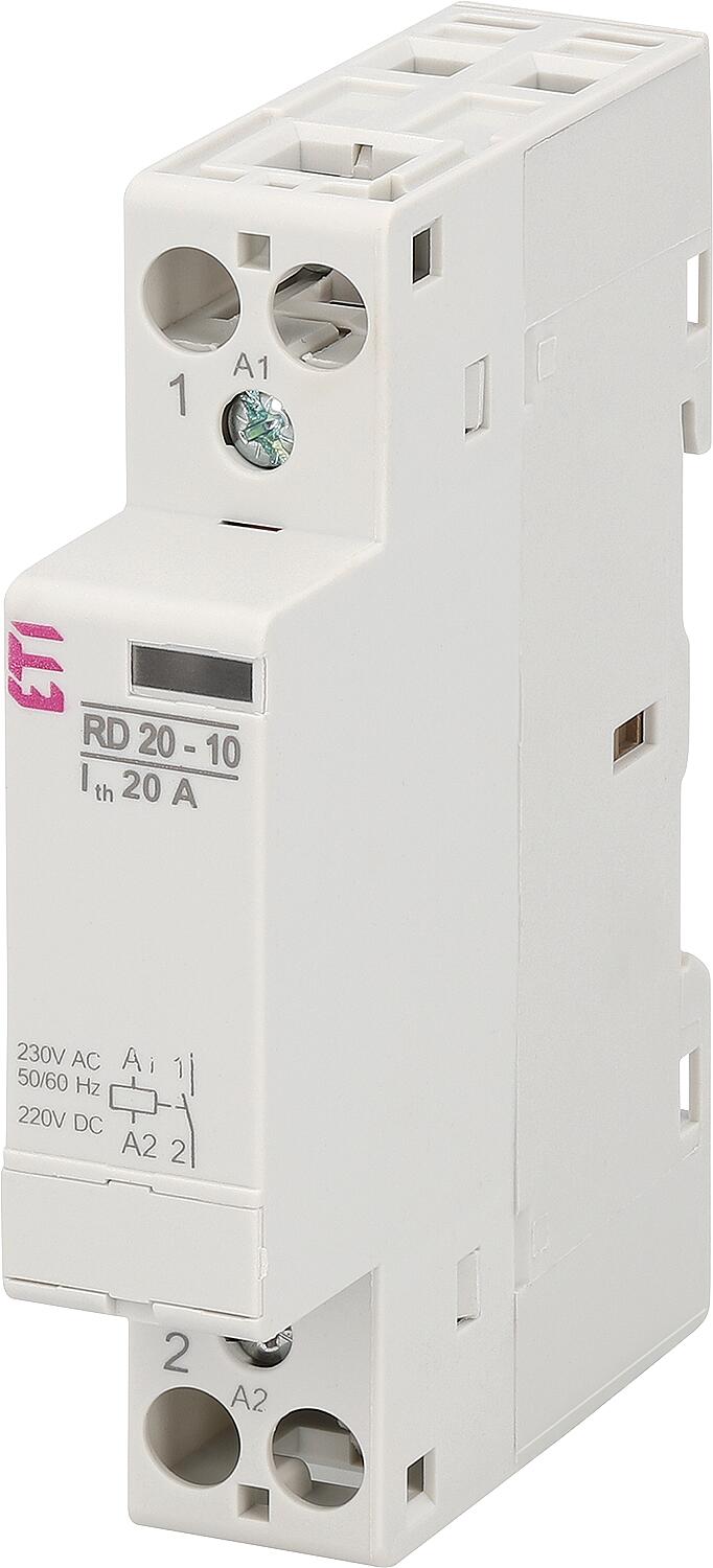 Electromechanical switching relay 20A, 1S, 230V