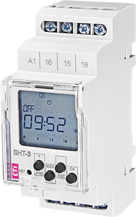 Digitale Schaltuhr 1Kanal 16A,1W, Tages-,Wochen-,Monats- Jahresprogramm