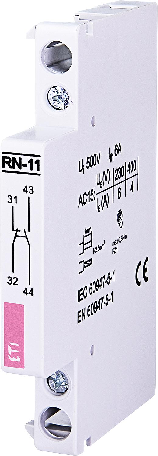 Installation contactor RN-20 Auxiliary contact block for contactors RD25, RD40, RD63