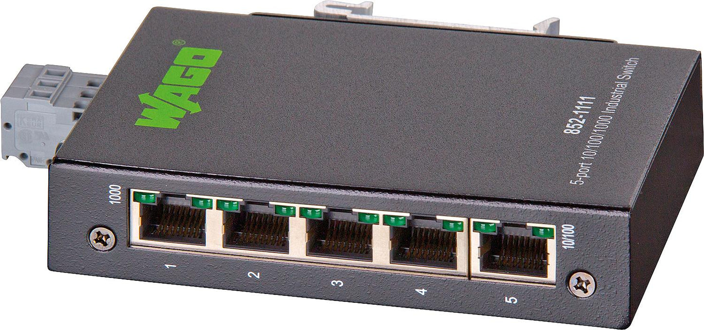 Industrial ECO switch, 5 ports 100Base-TX