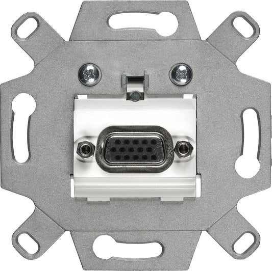 VGA-Anschlussdose Siemens, Schraubklemmen weiss, 5TG2021-0
