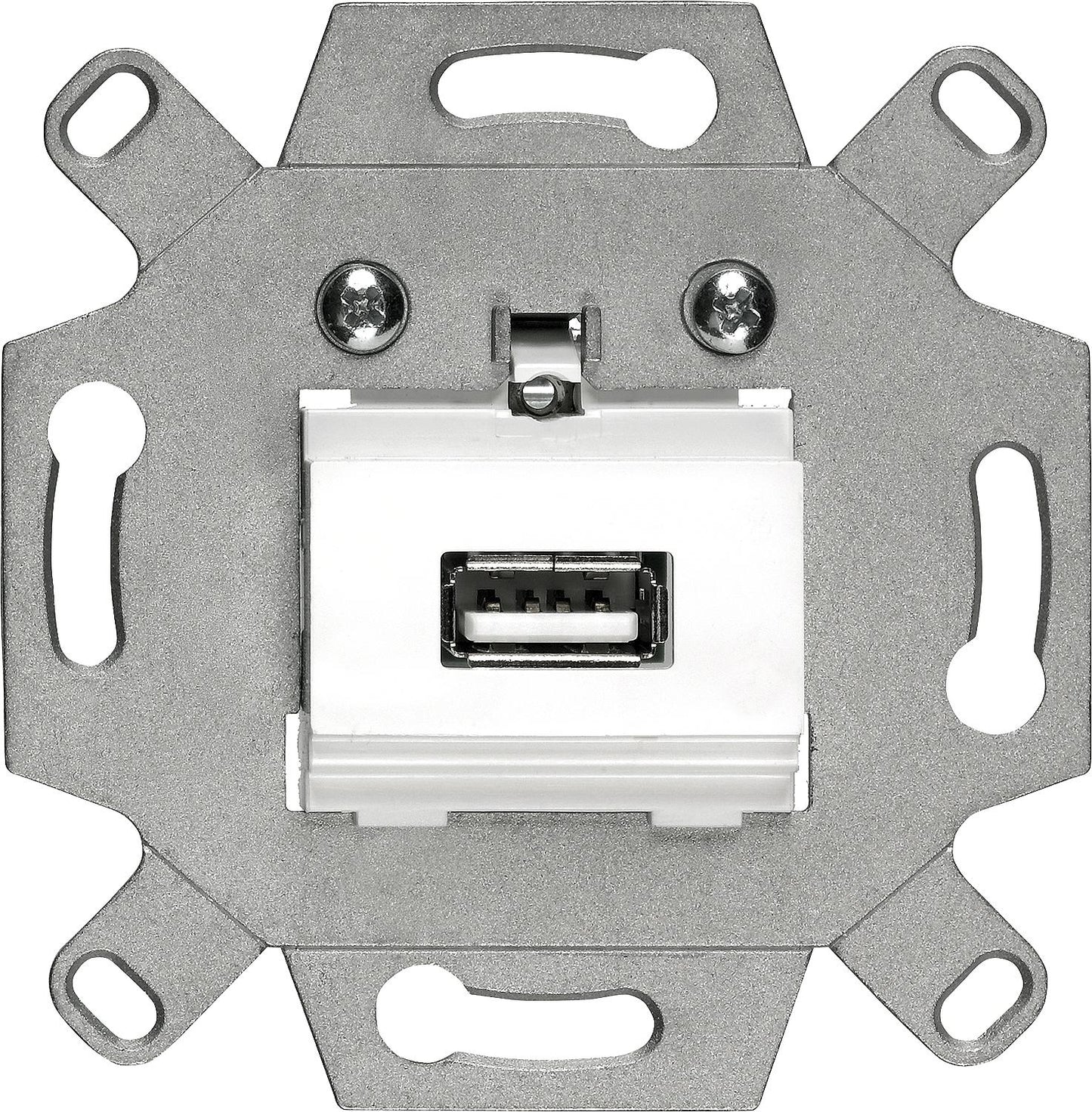 Siemens USB socket, screw terminals, white, 5TG2022-0