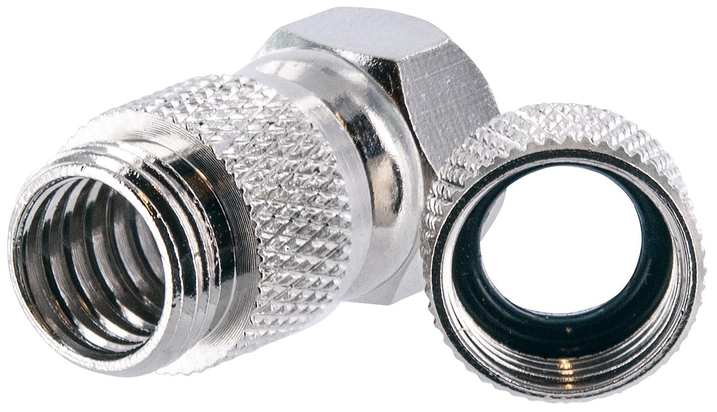 F-connector: 7.0mm, weatherproof, set of 2
