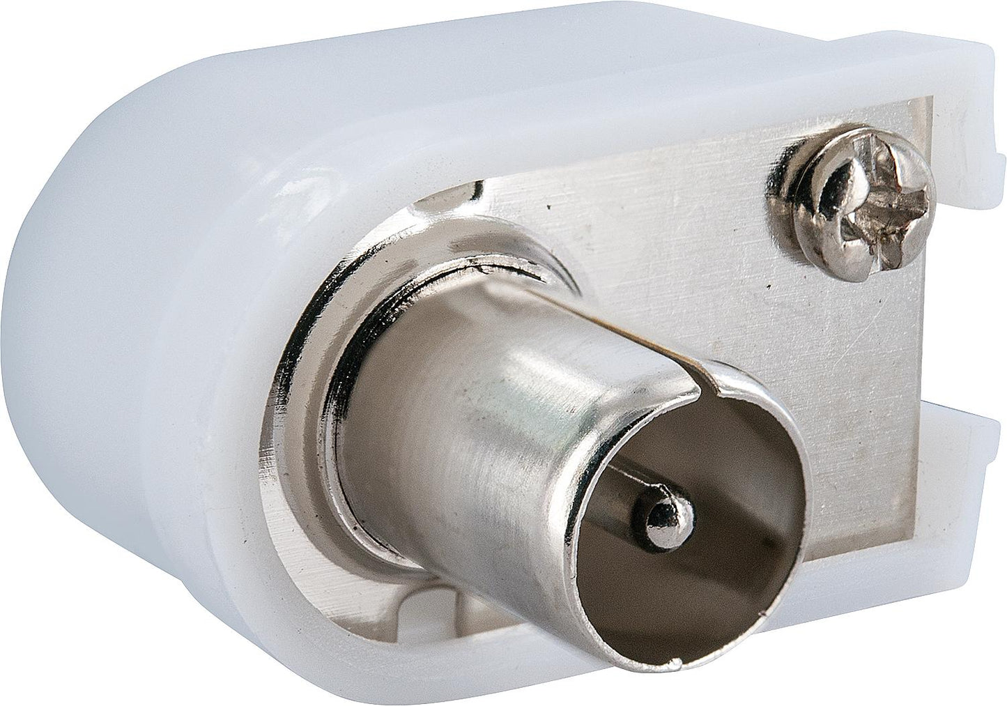 Coaxial angled connector