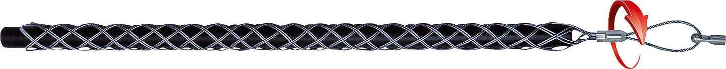 Cable pulling sock with twist compensation RUNPOTEC, Ø 9-15 mm
