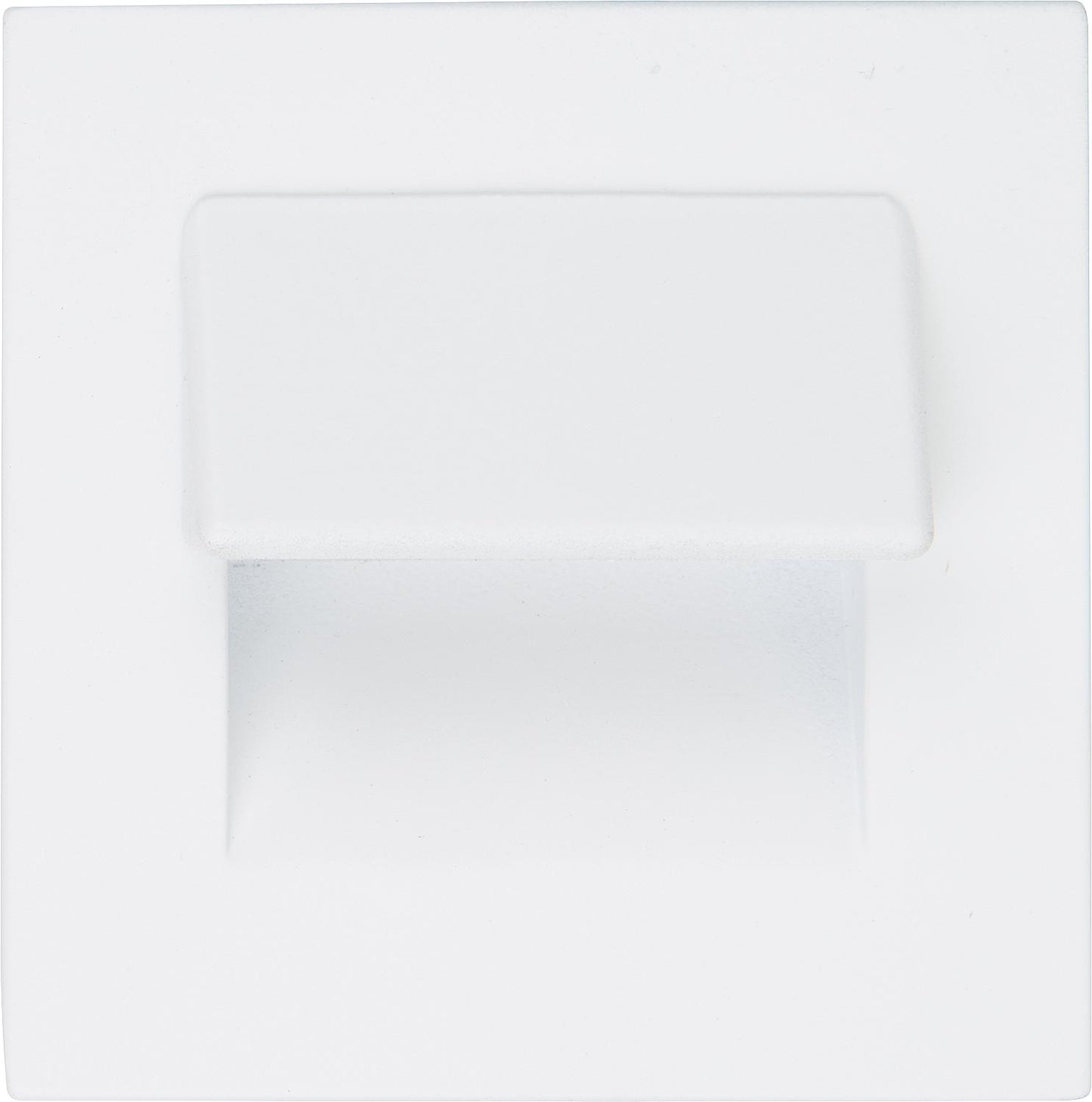 Recessed wall light Life LV230/AL/BI, 230V, aluminum, 70x70x43mm
