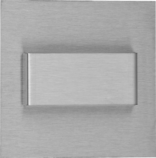 Recessed wall light Mago MG2/ST/BI, 12V, steel, 73x73x33mm