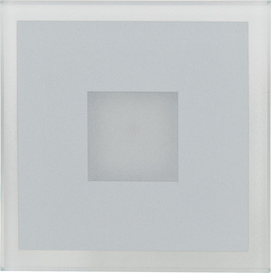 Brillanza BZK-230/AL/BC recessed light, 230V, aluminum, 75x75x44mm