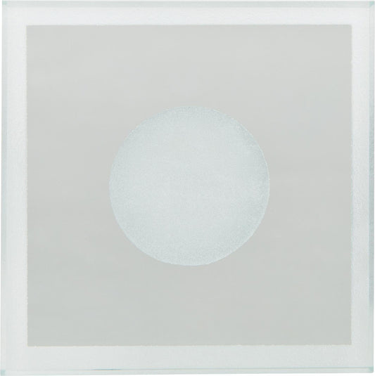 Brillanza BZO-230/LU/BC recessed light, 230V, glass, 75x75x44mm
