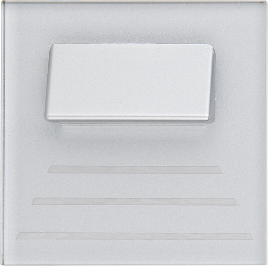 Recessed light Kristal CR04-230/AL/BI, 230V, aluminum, 75x75x40mm