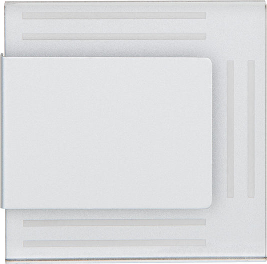 Recessed light Wave WV02-230/AL/BI, 230V, aluminum, 75x75x40mm