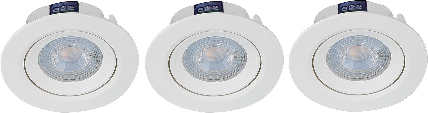 Spots - 5W 360lm 2700K 38° Ø90mm - dimmbar - Weiss VPE 3