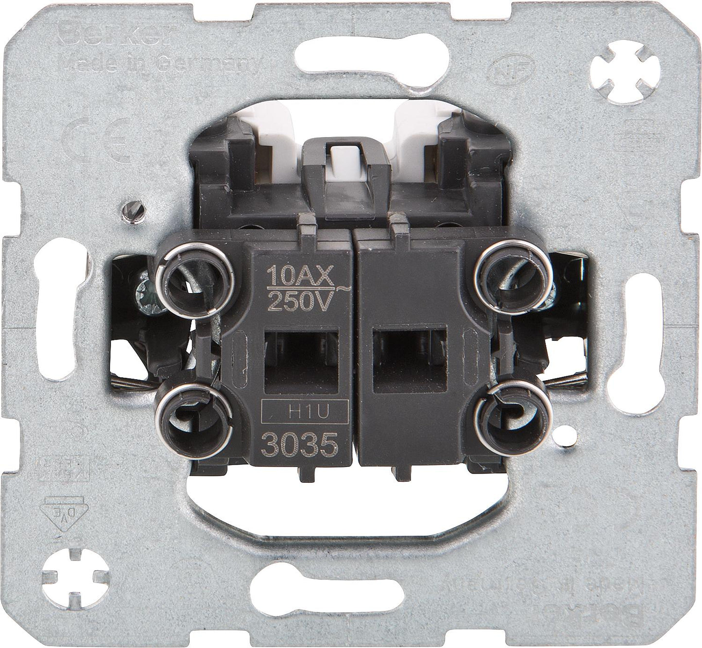 Berker 3035 flush-mounted series switch, 250V, 1 piece
