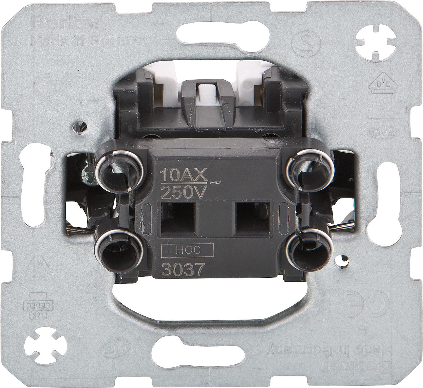 Berker 3037 flush-mounted cross switch, 250V, 1 piece