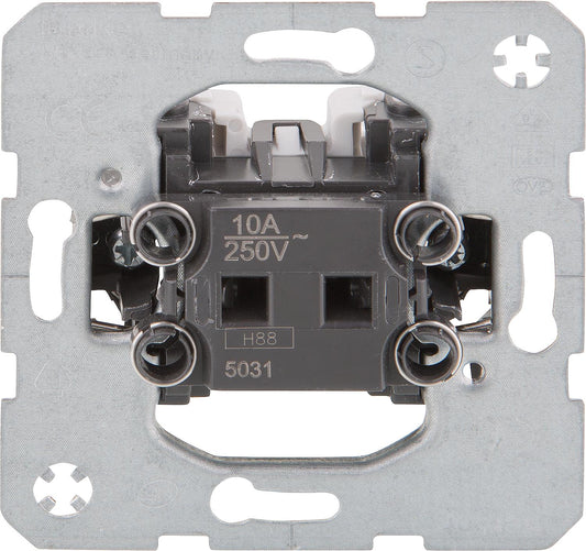 Flush-mounted push button, normally closed, Berker 5031, 250V, 1 piece