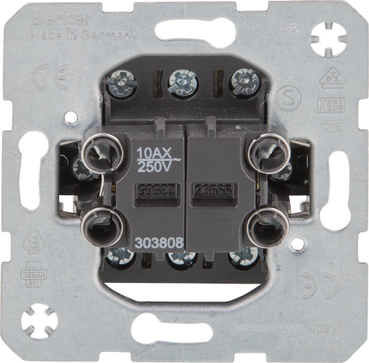 Berker 303808 flush-mounted double changeover switch, 250V, 1 piece