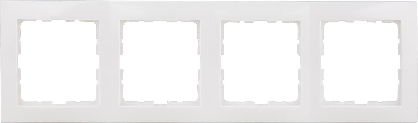Berker frame 10118989, single S.1 polar white, glossy, 1 piece