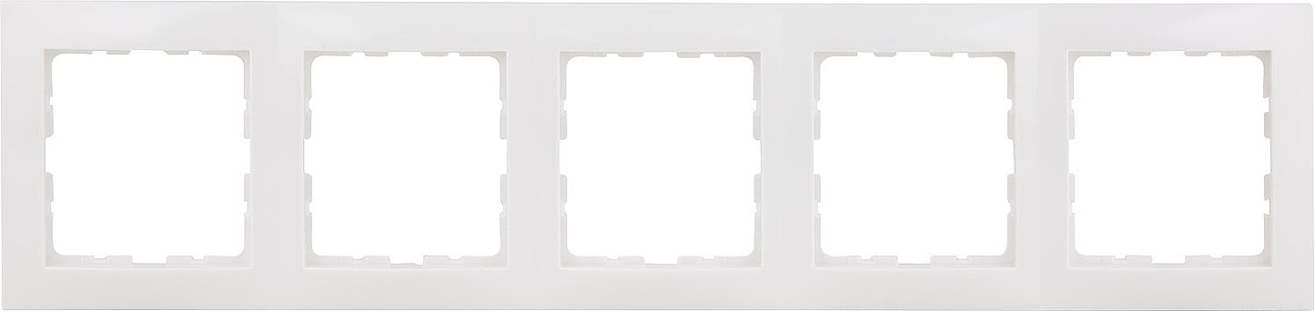 Berker frame 10118989, single S.1 polar white, glossy, 1 piece