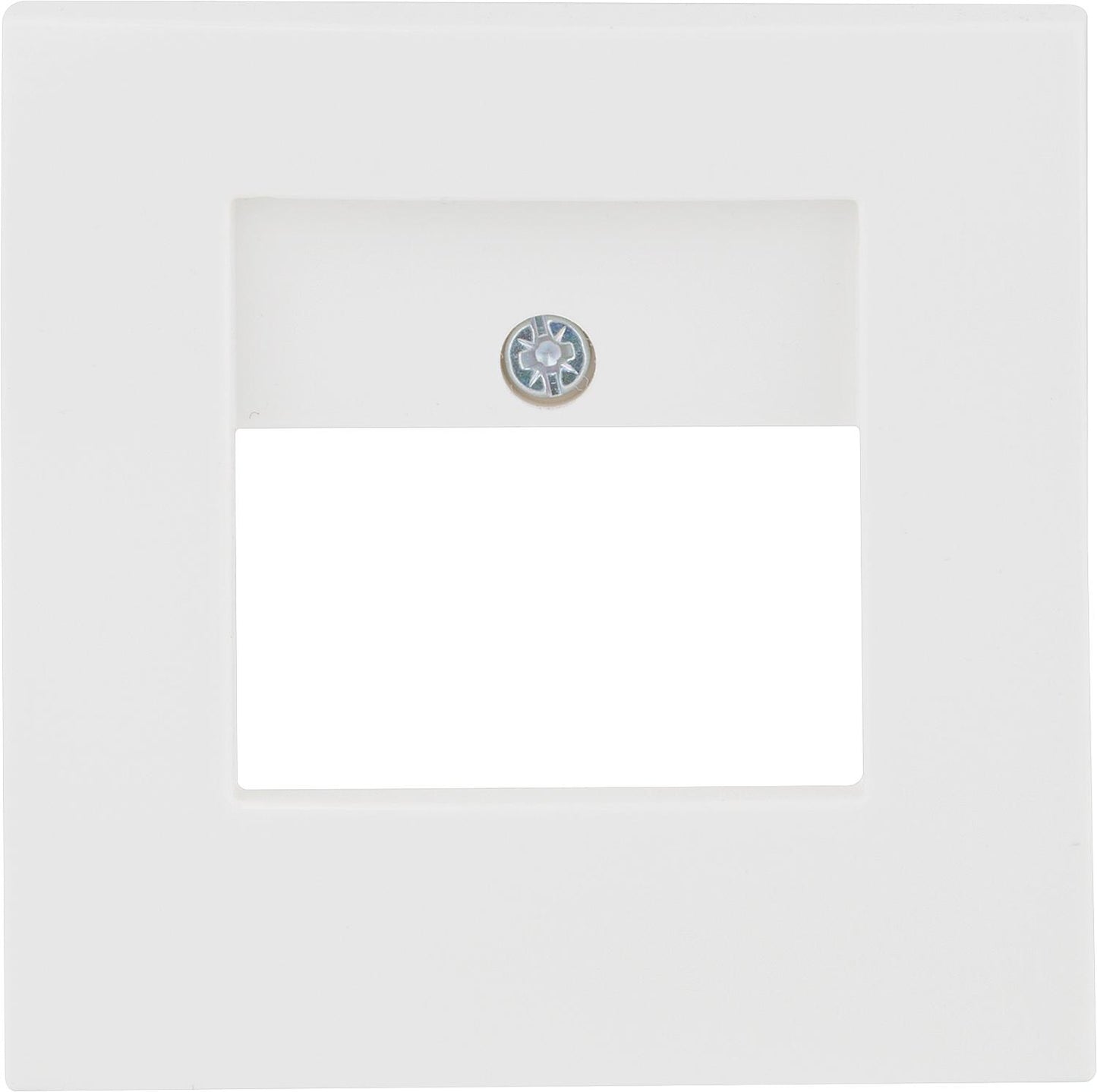 Berker 10338919 central plate for TAE cutout, polar white, glossy, 1 piece