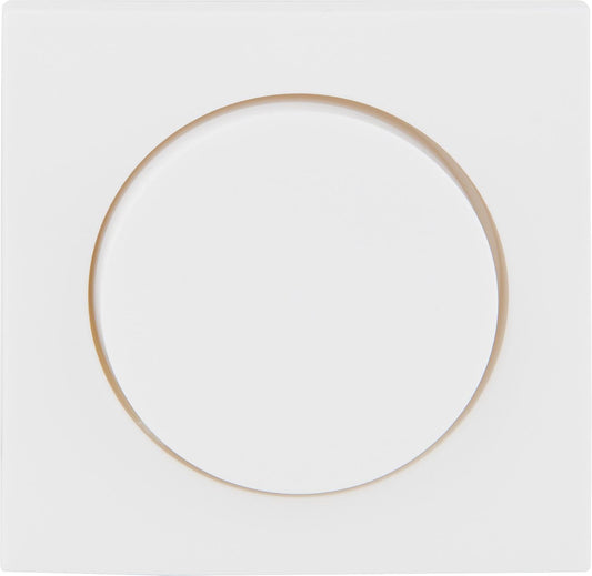 Berker 11378989 central plate, for rotary dimmer S.1, polar white, glossy, 1 piece
