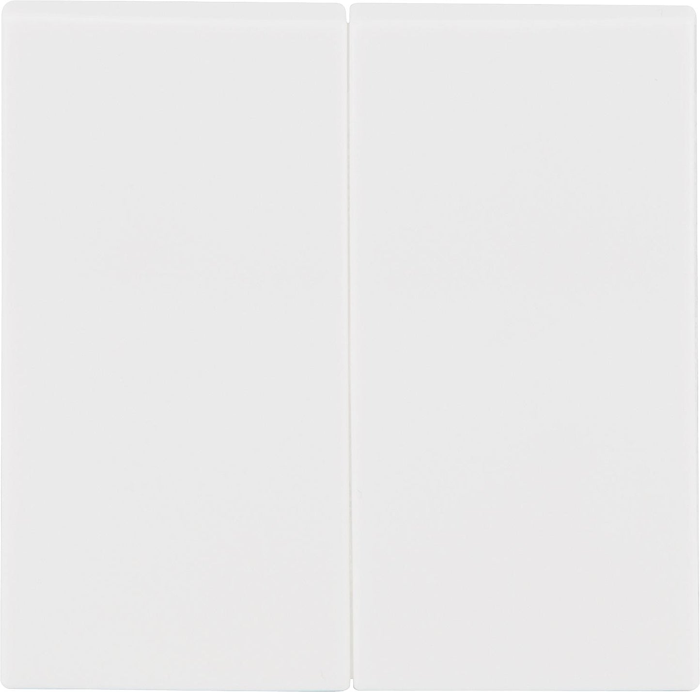 Berker rocker switch 16238989, double polar white, glossy, 1 piece