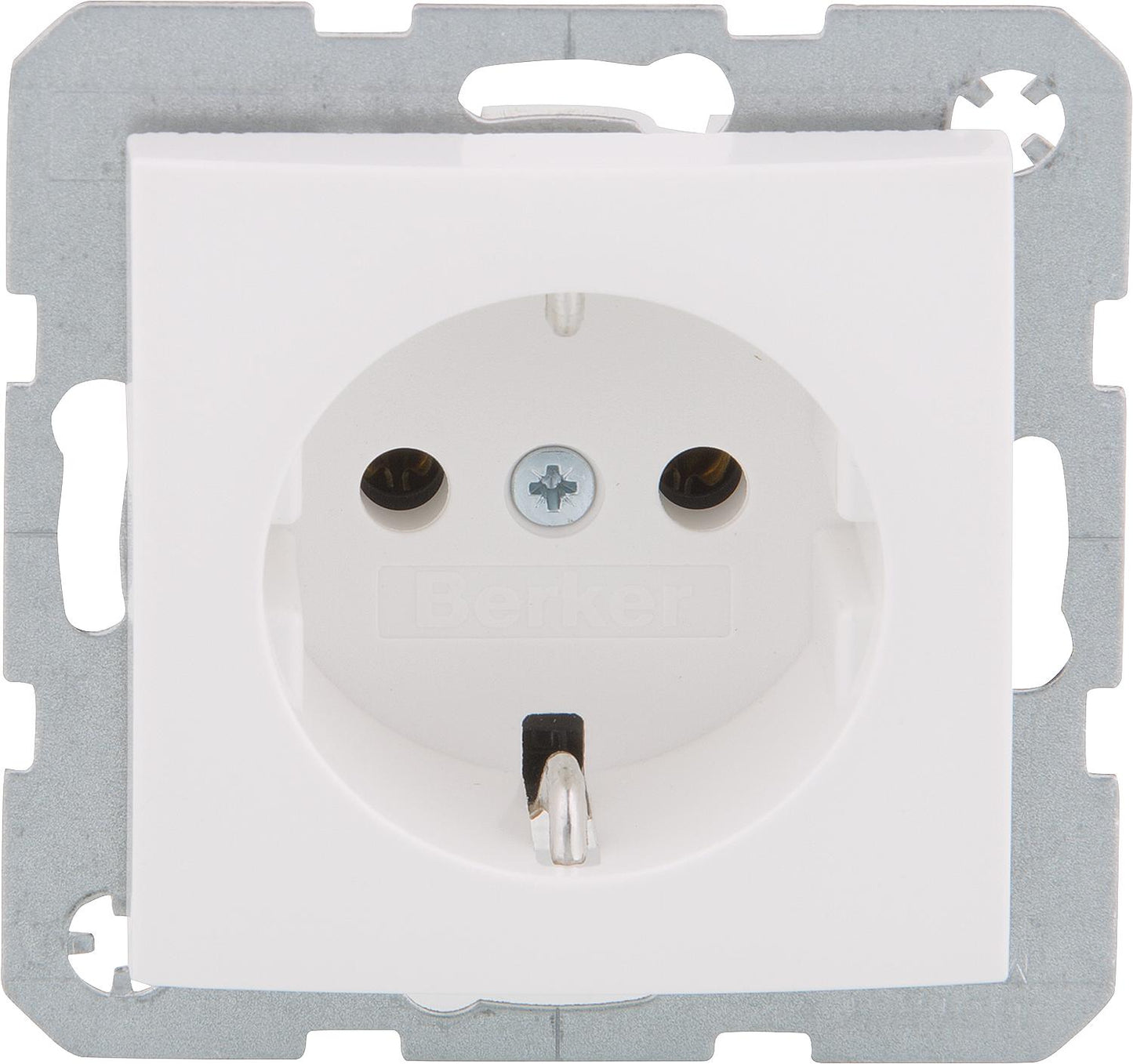 Prise encastrée SCHUKO Berker 47438989, 250 V, 16 A, blanc polaire brillant, 1 pièce