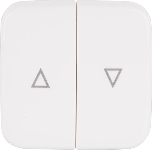 Busch-Jaeger 2-way rocker switch, up/down 2504-214 alpine white, 1 piece