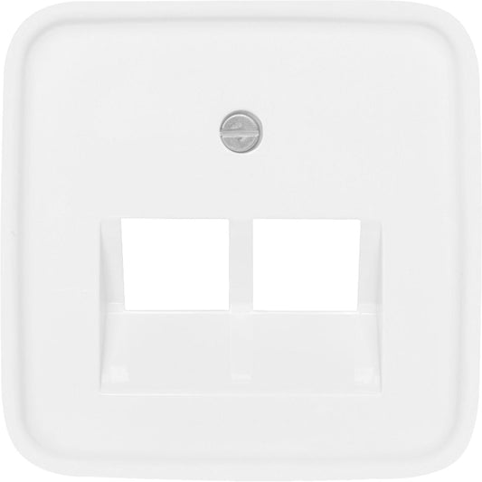 Central plate Busch-Jaeger SI UAE, 2-gang, 1803-02-214 Alpine White, 1 piece