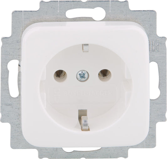 Flush-mounted Schuko socket Busch-Jaeger SI, 20 EUC-214 Alpine White, 1 piece